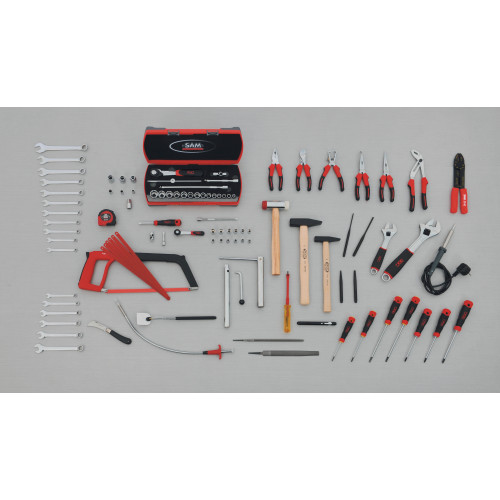 CP-93  Composition de 93 outils pour l'électricien dans l'industrie et le  bâtiment - Métiers et compositions