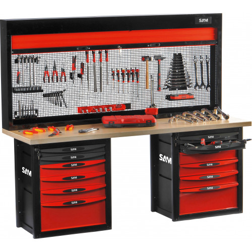 2012-PM  Établi d'atelier 12 tiroirs - Rangement des outils