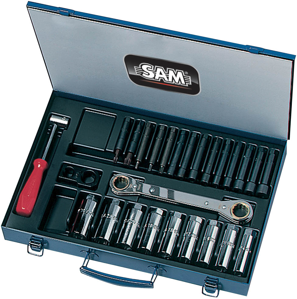 Coffret d'outils pour le démontage des supports d'amortisseur SAM OUTILLAGE  CPA-20 - SAM OUTILLAGE - CPA-20