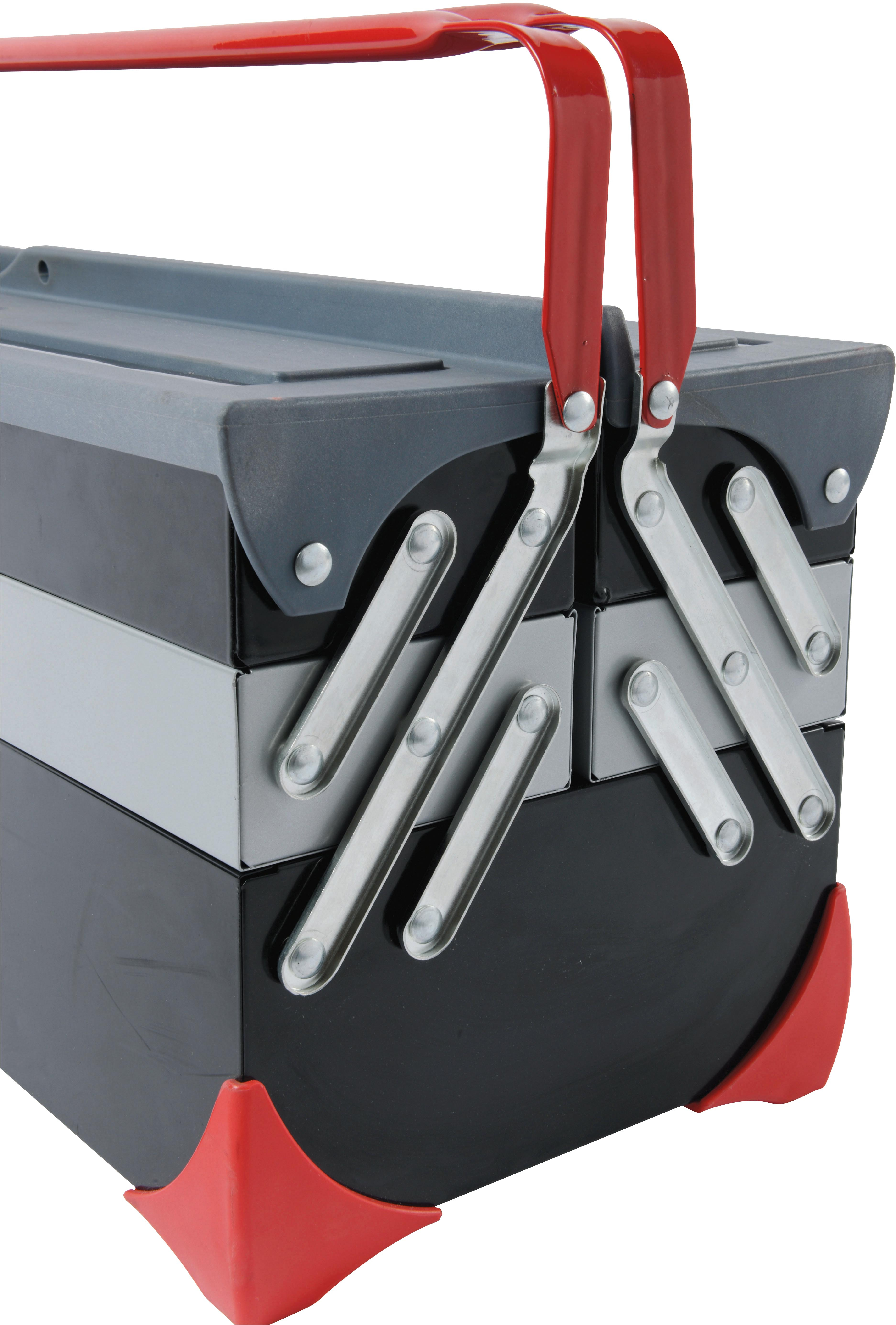 BOX-  Caisse à outils bimatière 5 cases - Rangement des outils