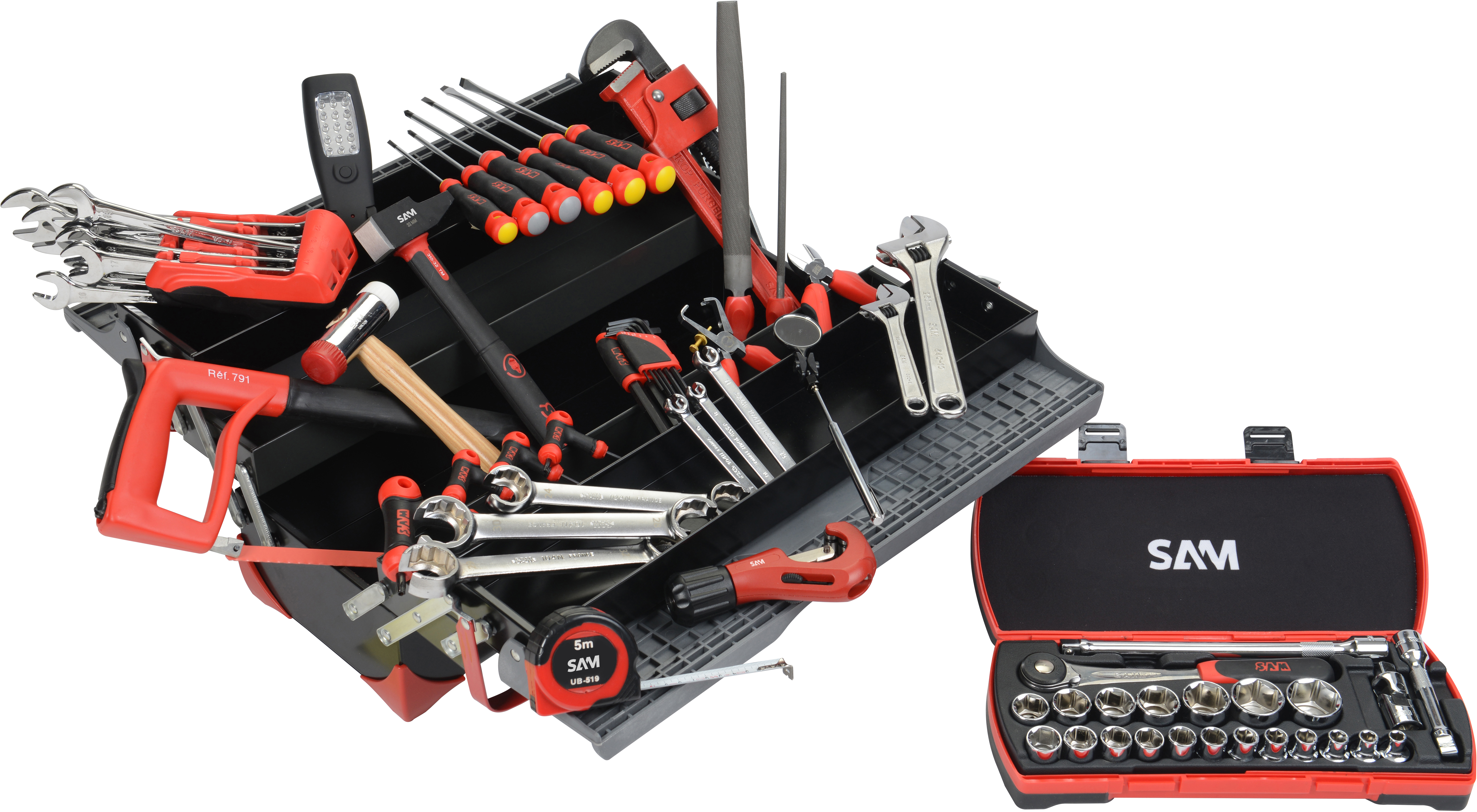 CPP-67BOX  Caisse à outils tôle bi-matière + composition Maintenance  électricien - Métiers et compositions